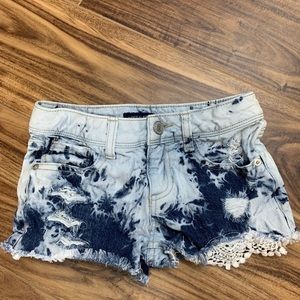 - Imperial Star size 7 girls Jean shorts with lace